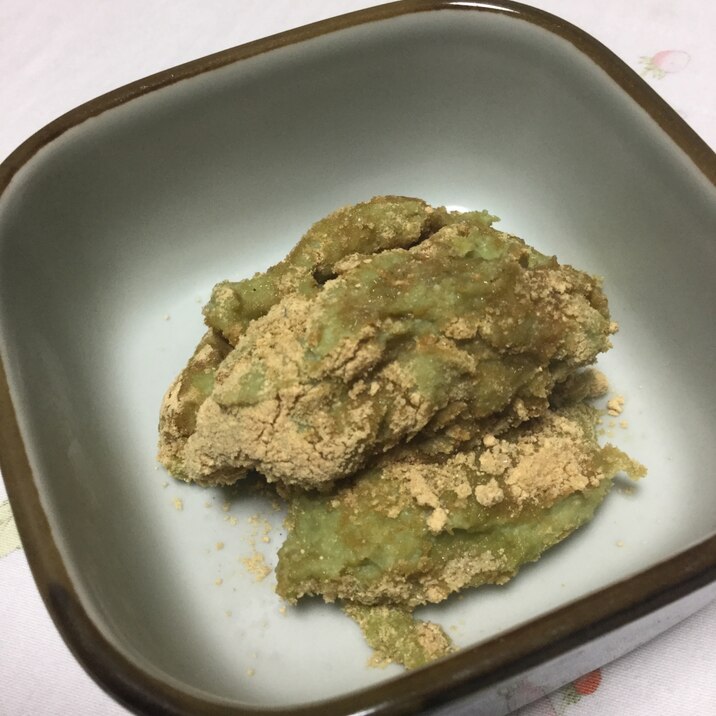 豆腐とおからのお餅抹茶風味